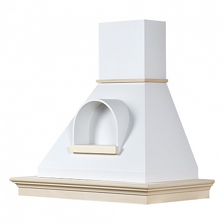 Classic MAYA Hood 90 Toulipier Crude-fireplace C/white niche-52B motor Coppari