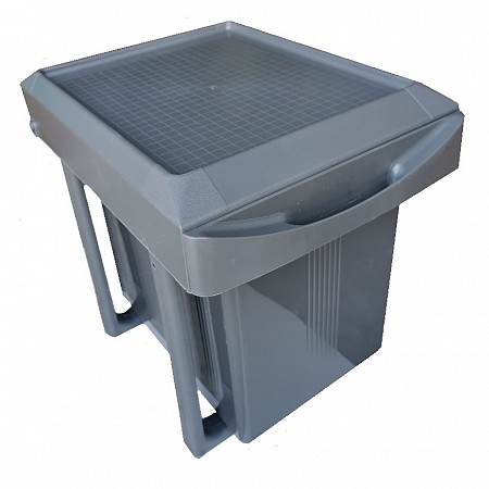 Removable kitchen dustbin 1 ALADIN 16 liters bucket Coppari