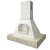 Acquista online Cappa soffitto isola 90x70, frassino corda cono bianco, motore B70 Coppari