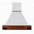 Acquista online - Cappa rustica MAGGIE 90 Frassino Scuro Camino Bianco Motore Faber 300 mc/h Coppari