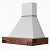 Acquista online - Cappa rustica MAGGIE 90 Frassino Scuro Camino Bianco Motore Faber 300 mc/h Coppari