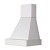 Acquista online - Cappa 60 GRACE Fascione Bianco RIGATO Compatibile IKEA BodByn, Motore 218 mc/h Coppari