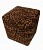 Acquista online Leopard pouf 45x45x45 Coppari