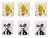 Acquista online Excelsa set of 6 Looney Tunes Tweety and Sylvester glasses cl 25 Excelsa